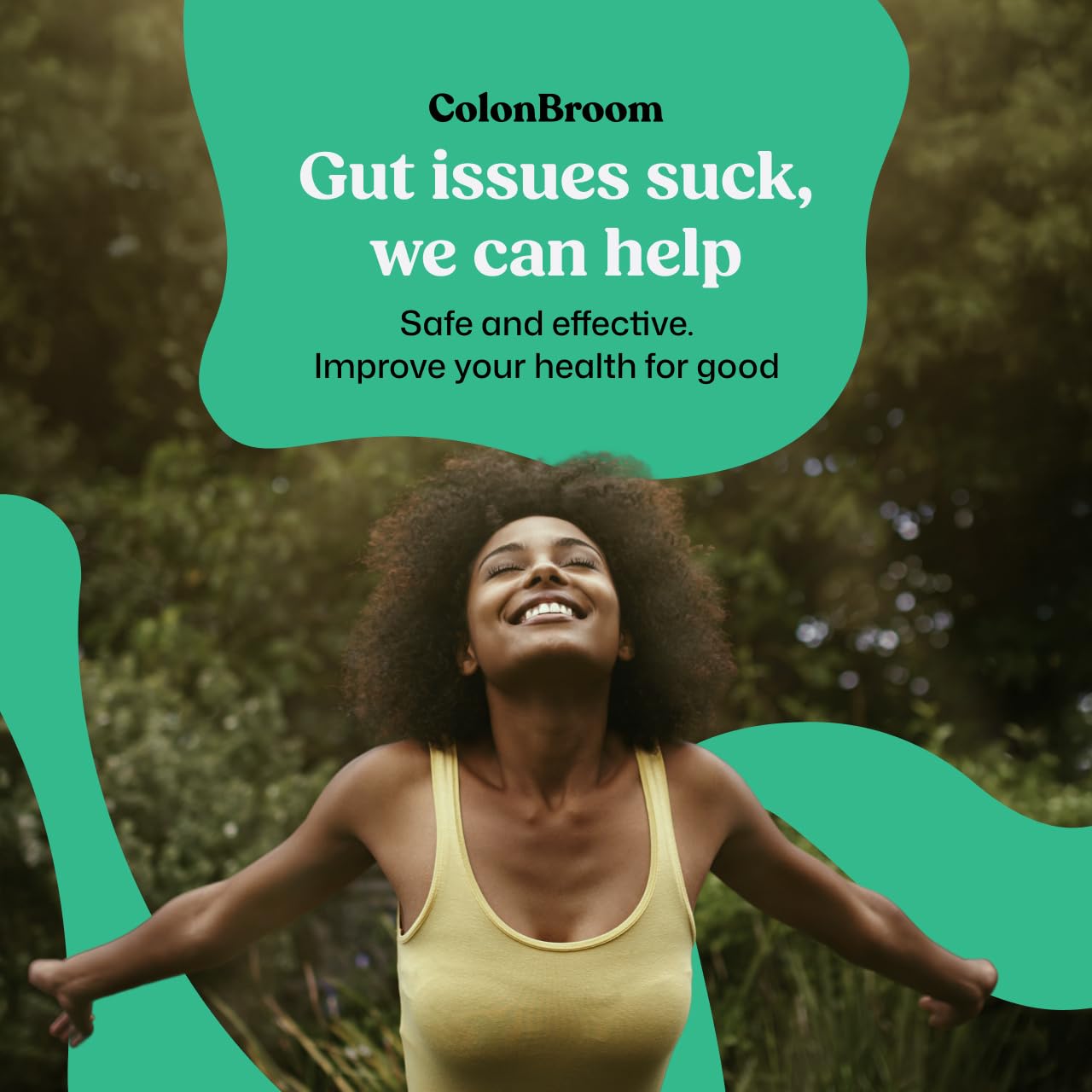 ColonBroom emballage original: emballage pratique pour votre routine digestive quotidienne.