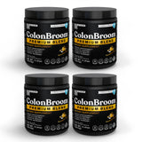 ColonBroom Premium – poudre psyllium fraise, soutien potentiel de la digestion et de la satiété.