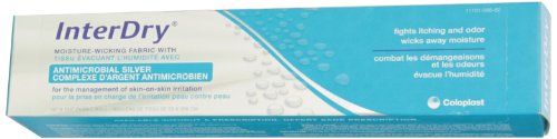 Coloplast InterDry utilise un tissu anti-humidité, pratique pour les soins quotidiens.