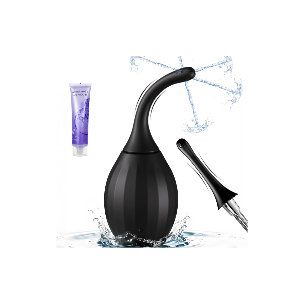 ColorfulParadise douche-anal bec reglable pour angle ajustable et confort