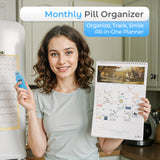 COLORWING Étui pilules compact de voyage – léger et pratique pour vos déplacements.