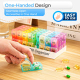 COLORWING pilules matins-soirs – organisation pratique pour la routine quotidienne.