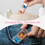 COLORWING Organisateur de voyage rose pour vitamines et petits médicaments