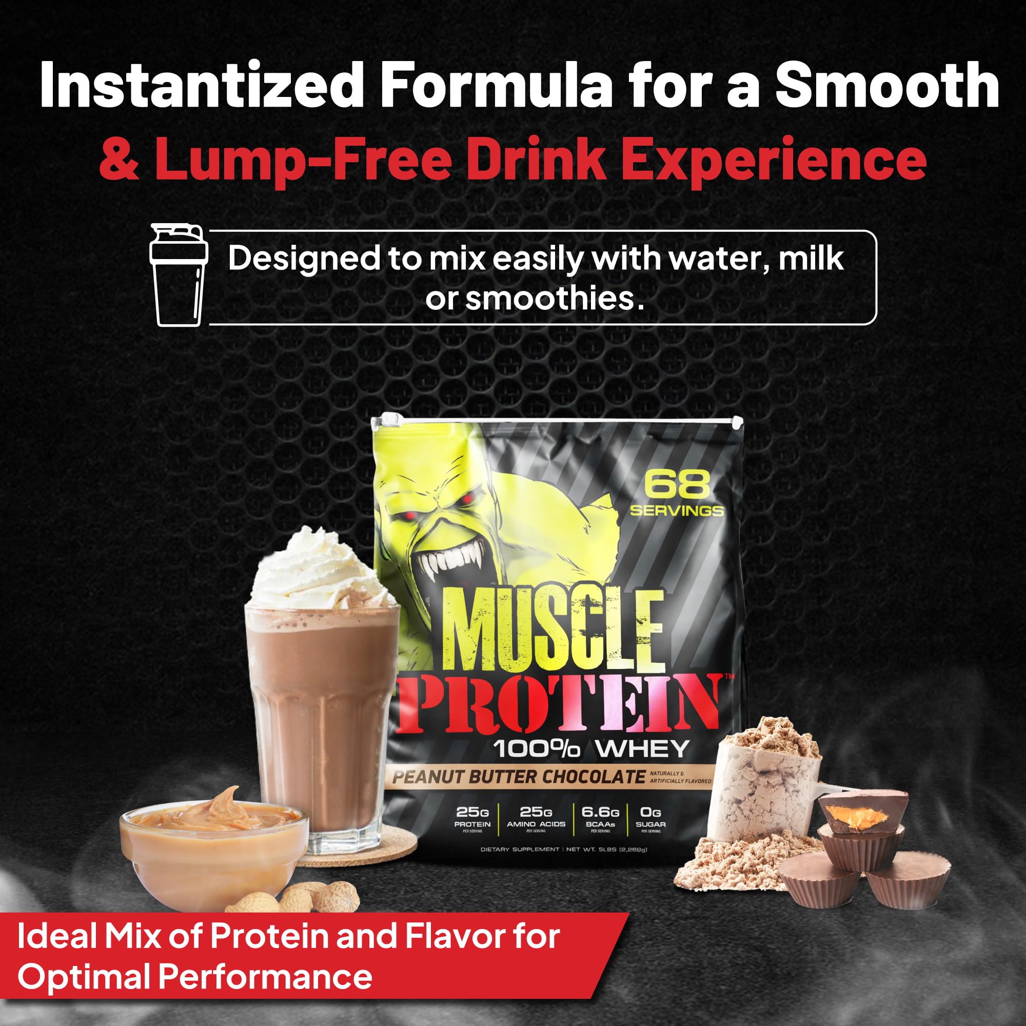 COLOSSAL LABS Poudre Whey goût chocolat-beurre de cacahuète, expérience gourmande.