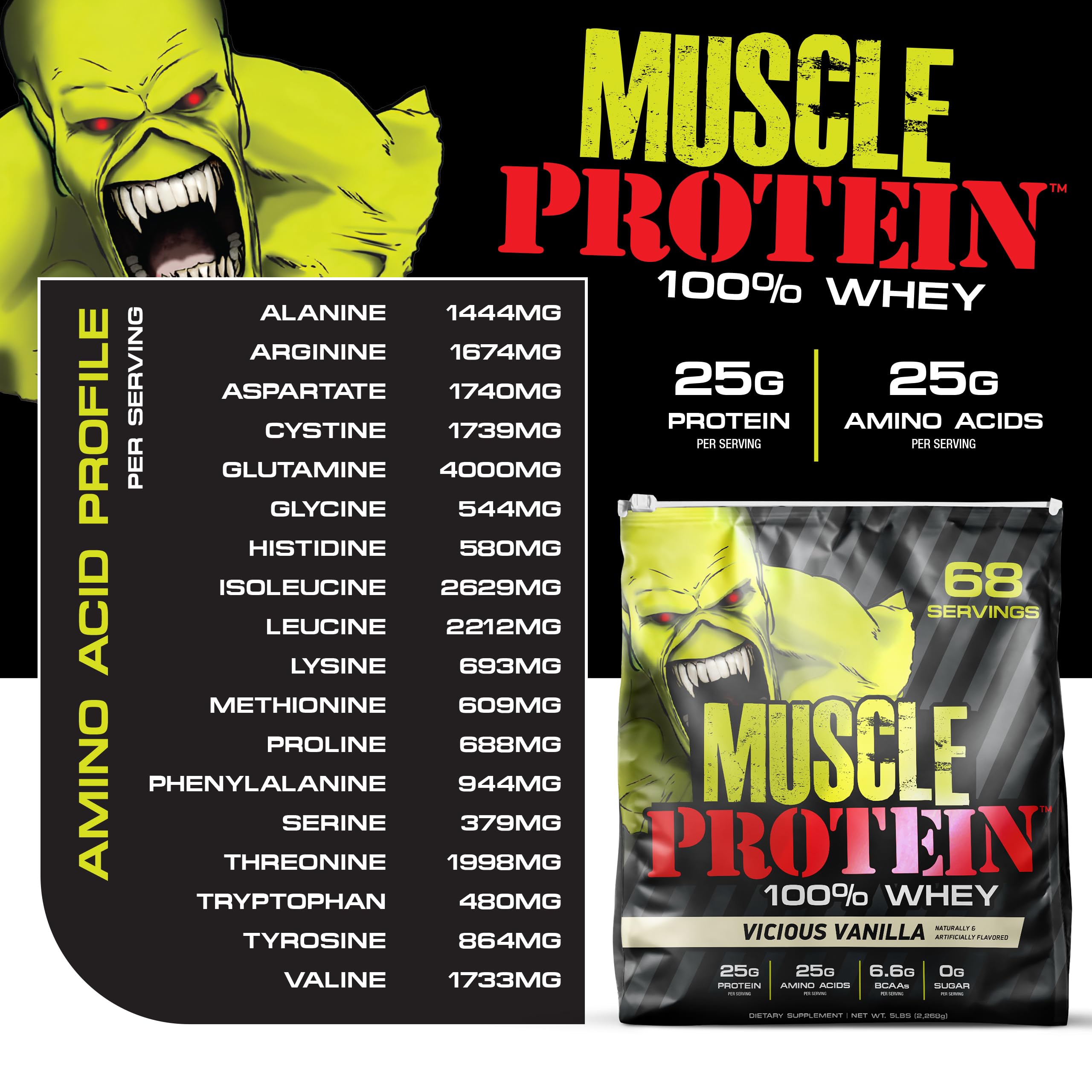COLOSSAL LABS Whey avec acides aminés variés après l’effort.
