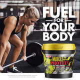 Étiquette nutritionnelle COLOSSAL LABS Fraise — 25 g de protéines par portion et BCAA.
