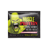 COLOSSAL LABS whey voyage - sachet vanille, shake protéiné pratique pour le petit-déjeuner.