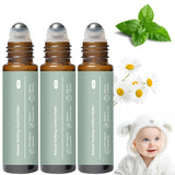 COLOTTE dentition-rouleau-applicateur: soulagement doux des gencives avec camomille et rose.