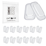 Combine8 coussinet nez lunettes blancs, confort doux et anti-glisse.