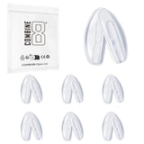 Combine8 plaquettes nez lunettes transparentes pour un confort durable et sans glissement