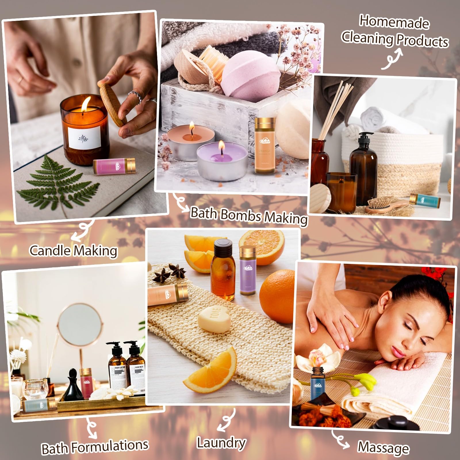 Coffret cadeau Comdian huiles essentielles 14 pièces prêt à offrir
