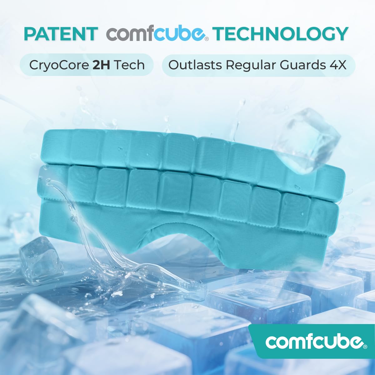 Comfcube attache coton confort: sangle douce réduit pression sur les oreilles.