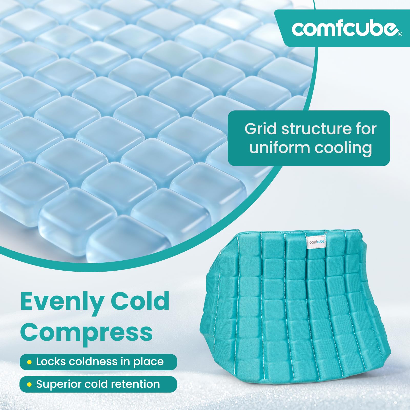 Comfcube-dos-sangles-maintien: deux sangles assurent un maintien stable autour de la taille.