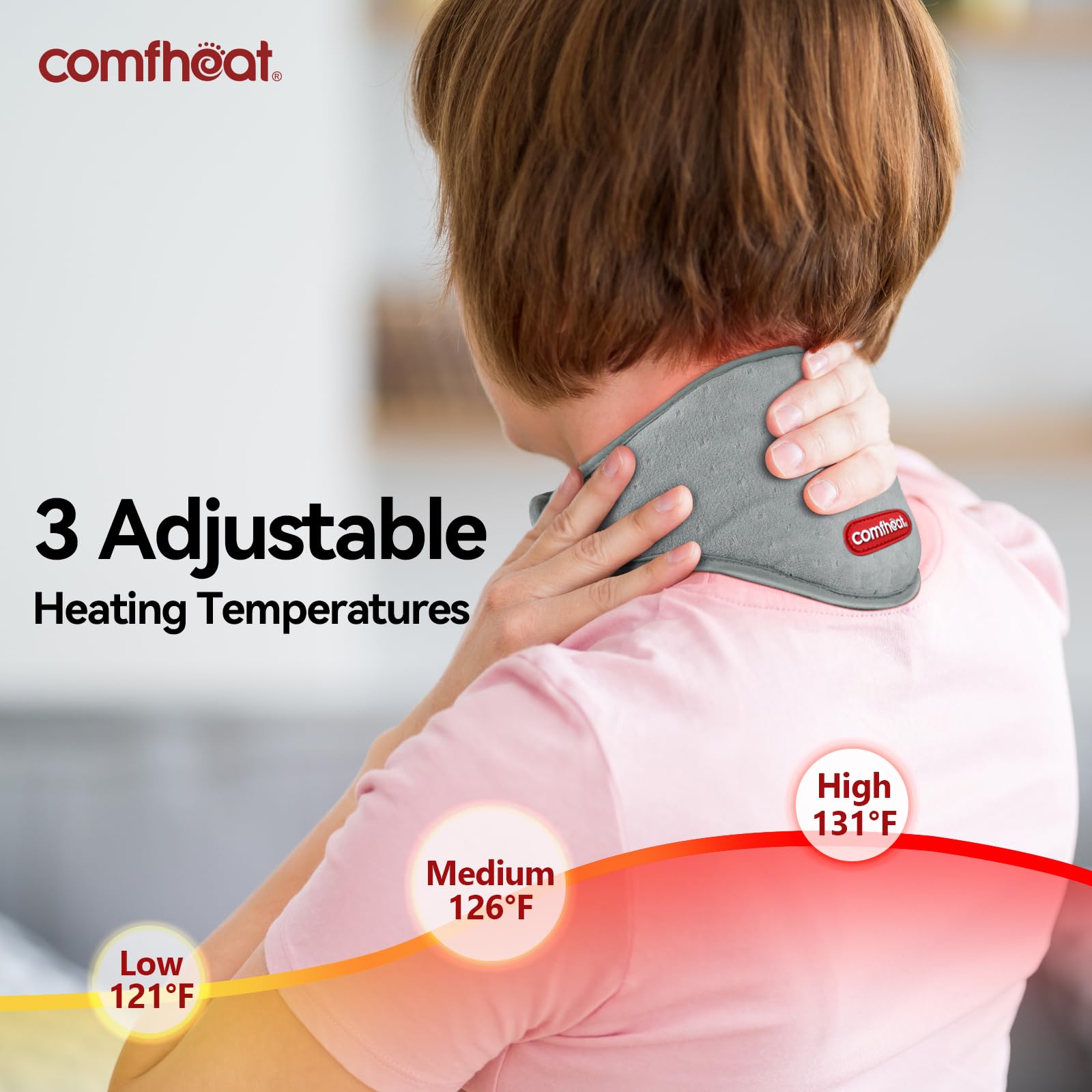 Comfheat arrêt automatique à 45 minutes pour plus de sécurité.