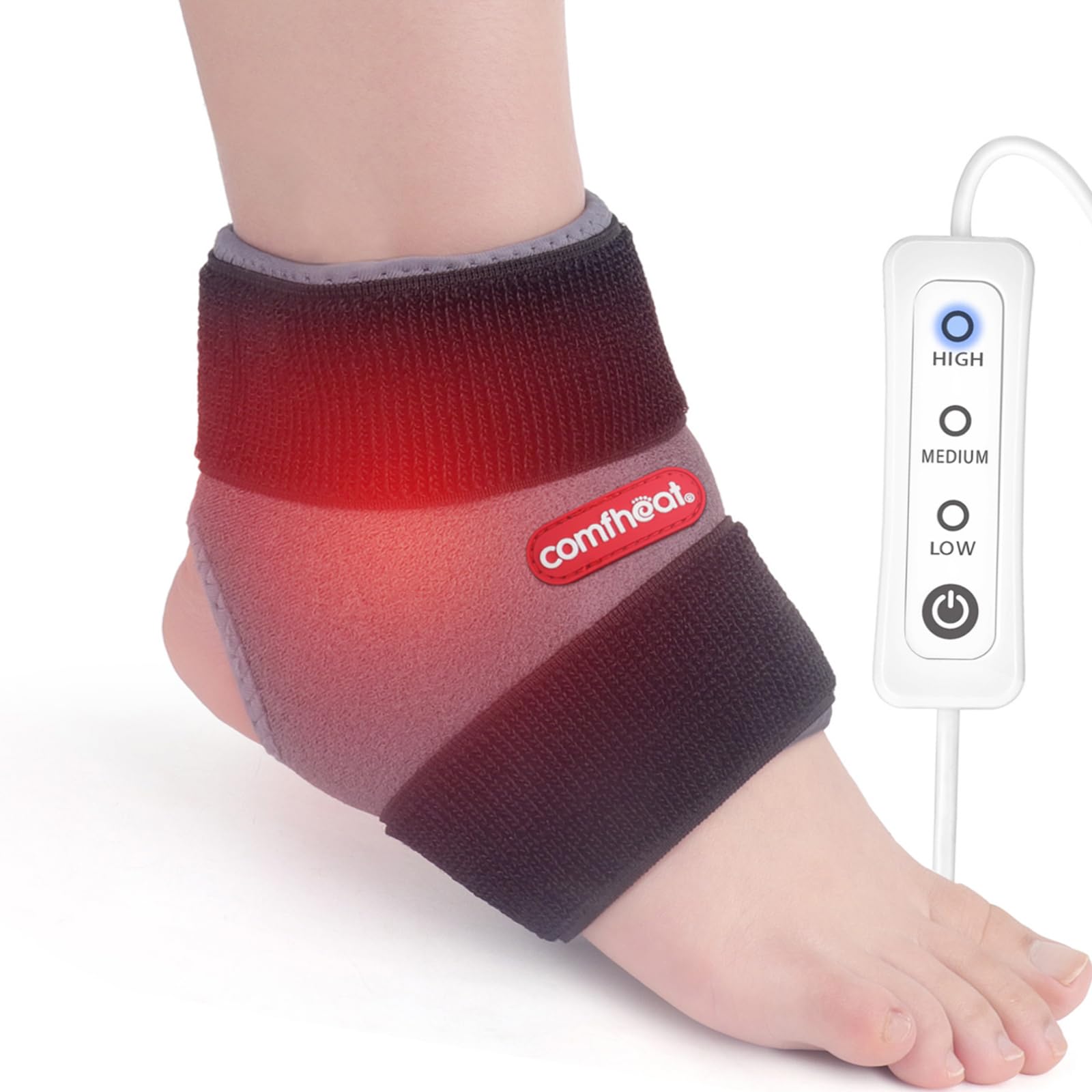 Comfheat bande de chaleur pour cheville ajustable offre un confort quotidien