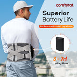 Comfheat batterie rechargeable longue durée pour une utilisation sans fil prolongée.