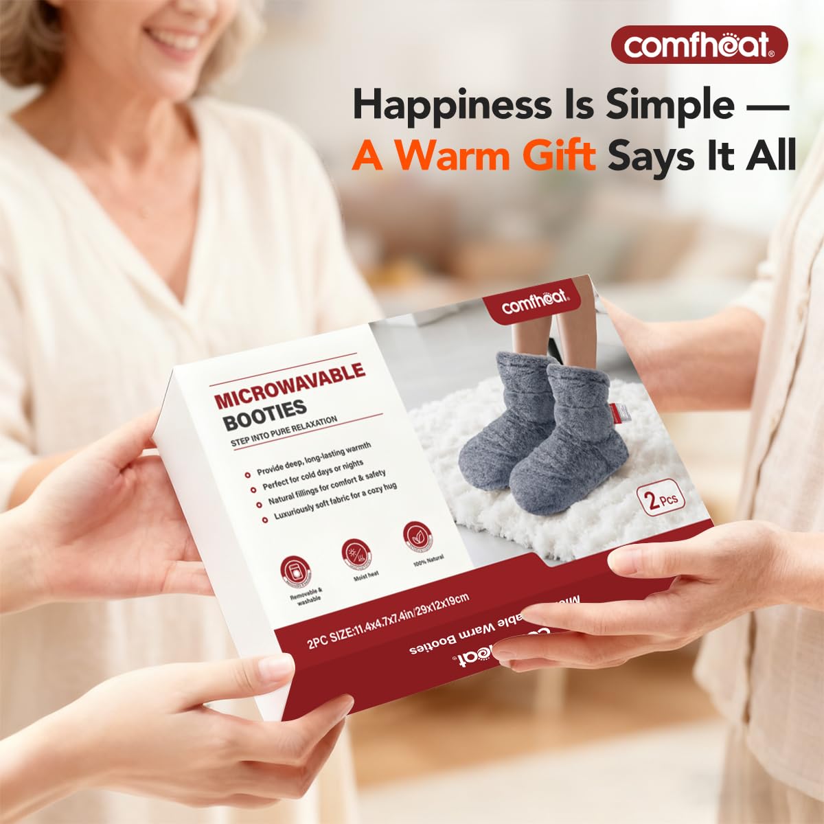 Cadeau hivernal Comfheat idéal pour proches en quête de confort