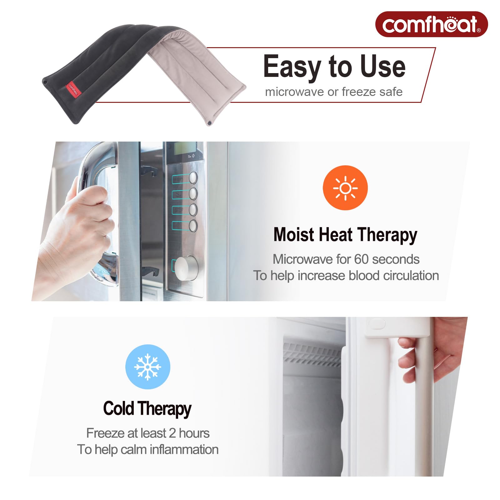 Comfheat : option compresse froide pour un refroidissement ciblé.