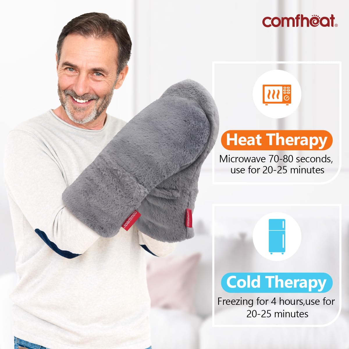 Gants Comfheat pour poignet offrant chaleur douce et confort durable.