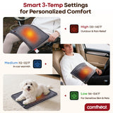 Comfheat-connexion-usb-5v-2a, alimentation pratique via power bank.