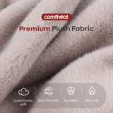 Fourrure synthétique effet lapin pour toucher doux sur la peau.