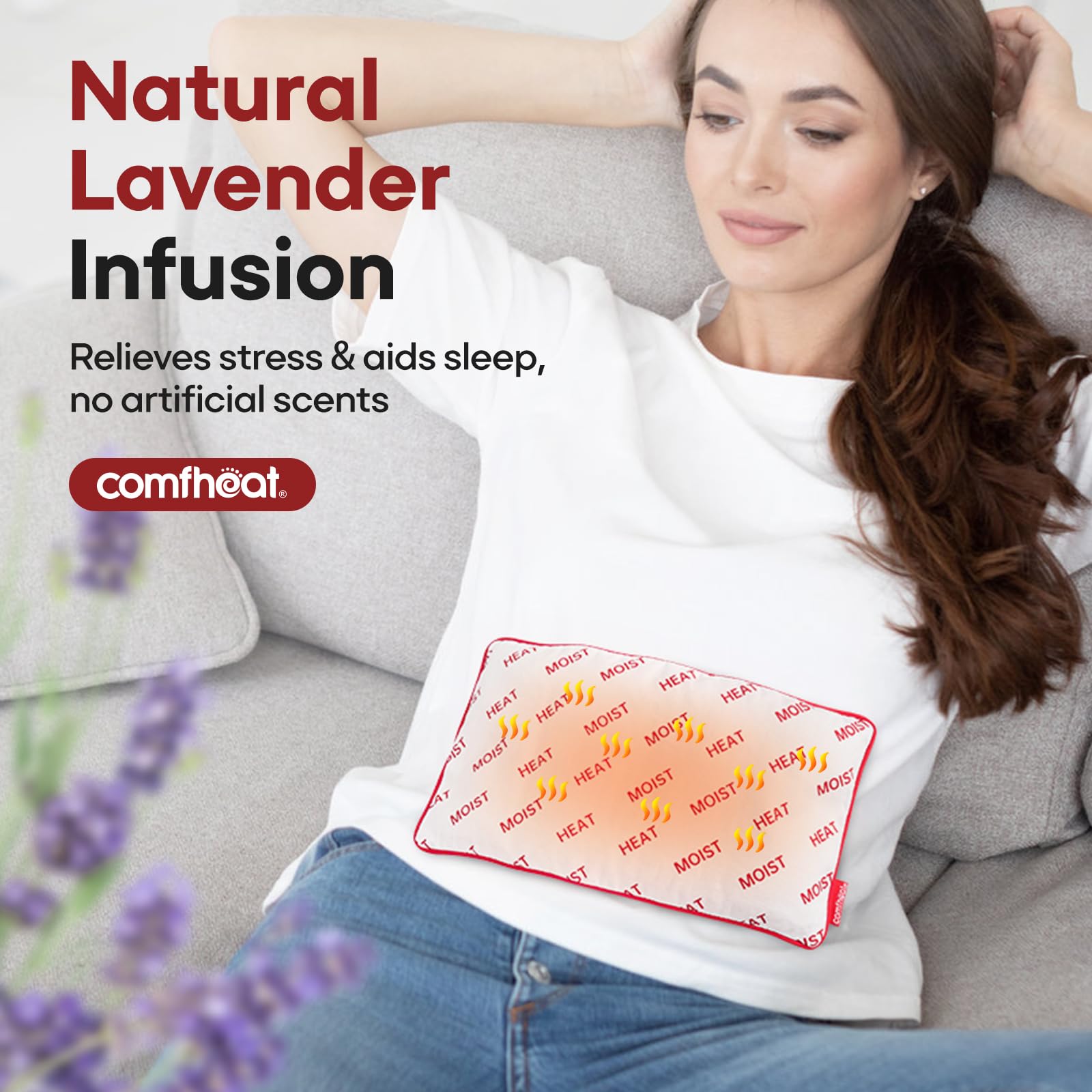 Housse lavable de Comfheat pour entretien facile et fraîcheur durable.