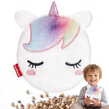 Coussin licorne Comfheat chauffé au micro-ondes pour chaleur humide apaisante