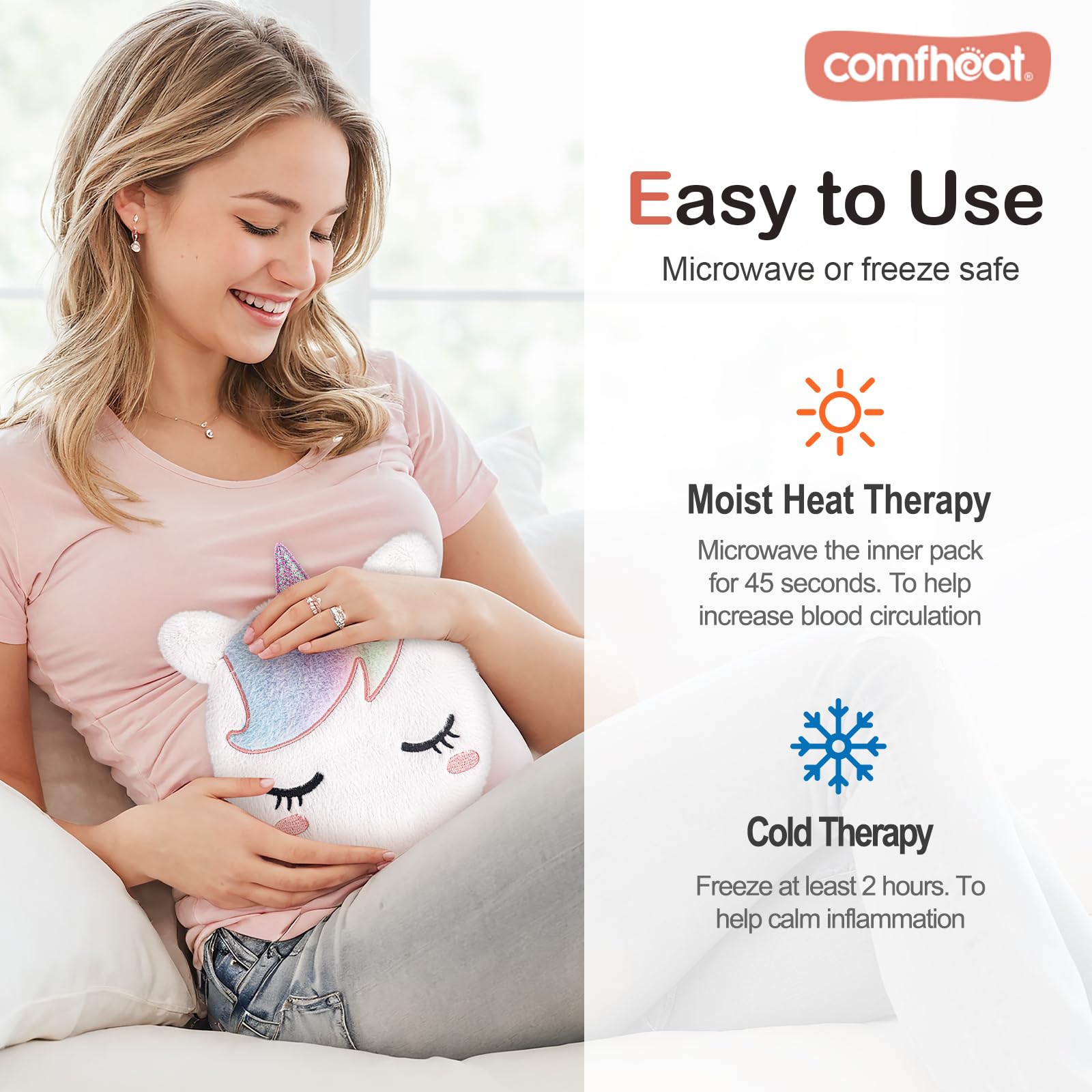 Garantie d’un an Comfheat licorne avec remplacement sans souci