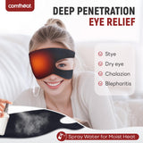 Comfheat: masque-yeux droit-gauche s’adapte grâce au Velcro sécurisé.