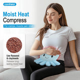 Comfheat Octopus, peluche compacte, idéale pour épaules et dos.