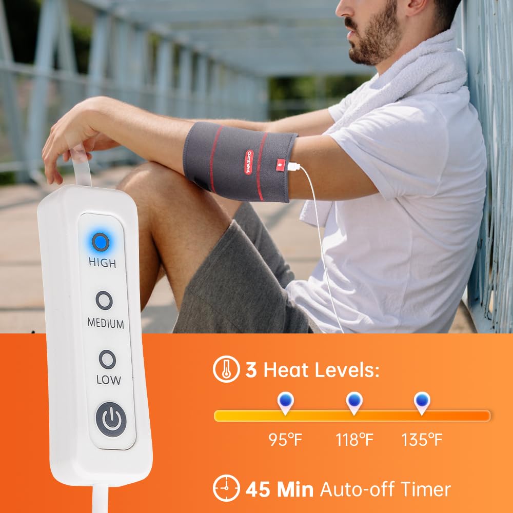 Trois réglages de chaleur pour le coude avec Comfheat