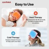 Rituel relaxant Comfheat pour mieux dormir et détendre le visage.