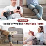Comfheat sangles elastiques ajustables assurant un maintien confortable.