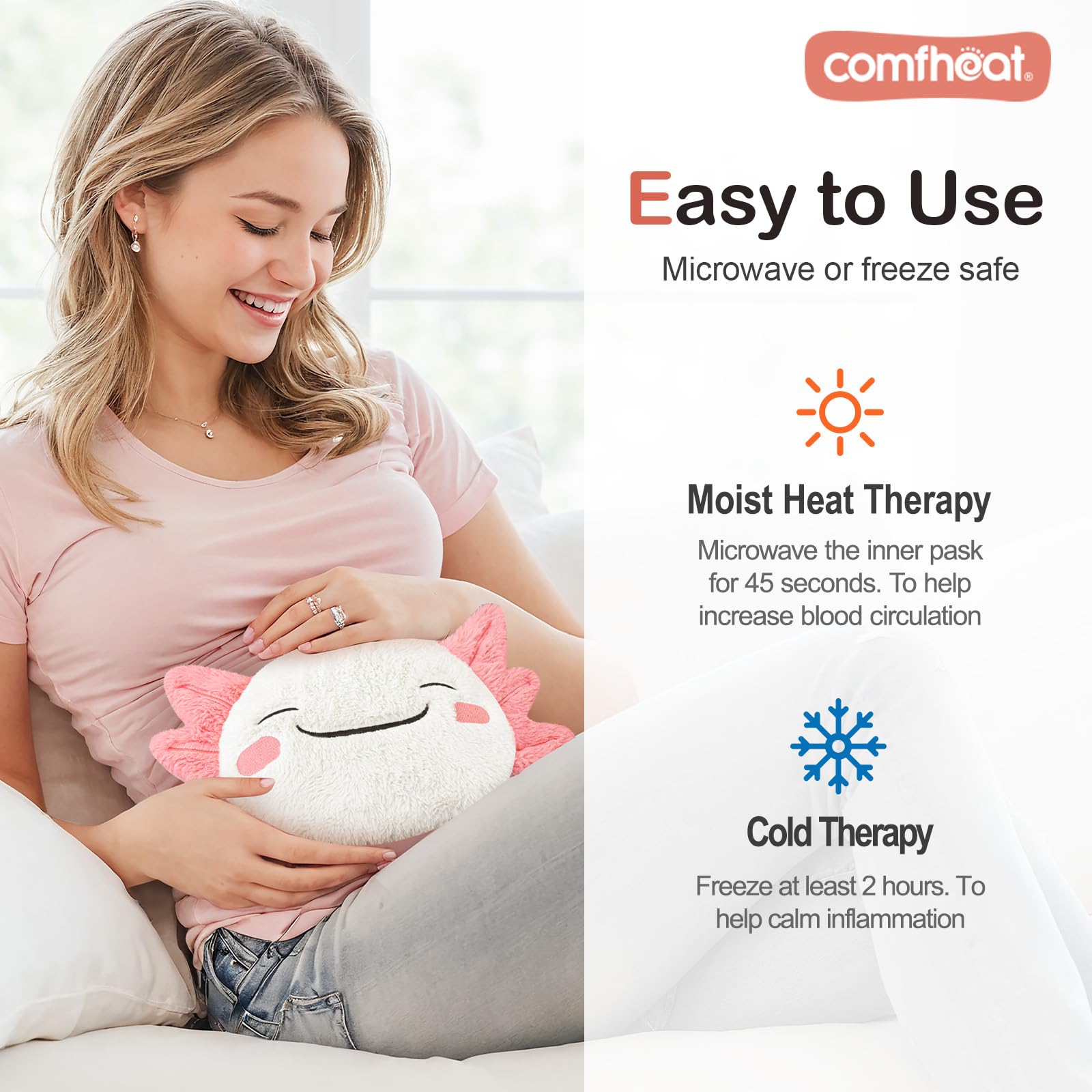 Comfheat peut soulager les crampes menstruelles grâce à la chaleur naturelle.