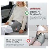 Comfheat, taille ajustable et sangle auto-agrippante pour un maintien sécurisé.