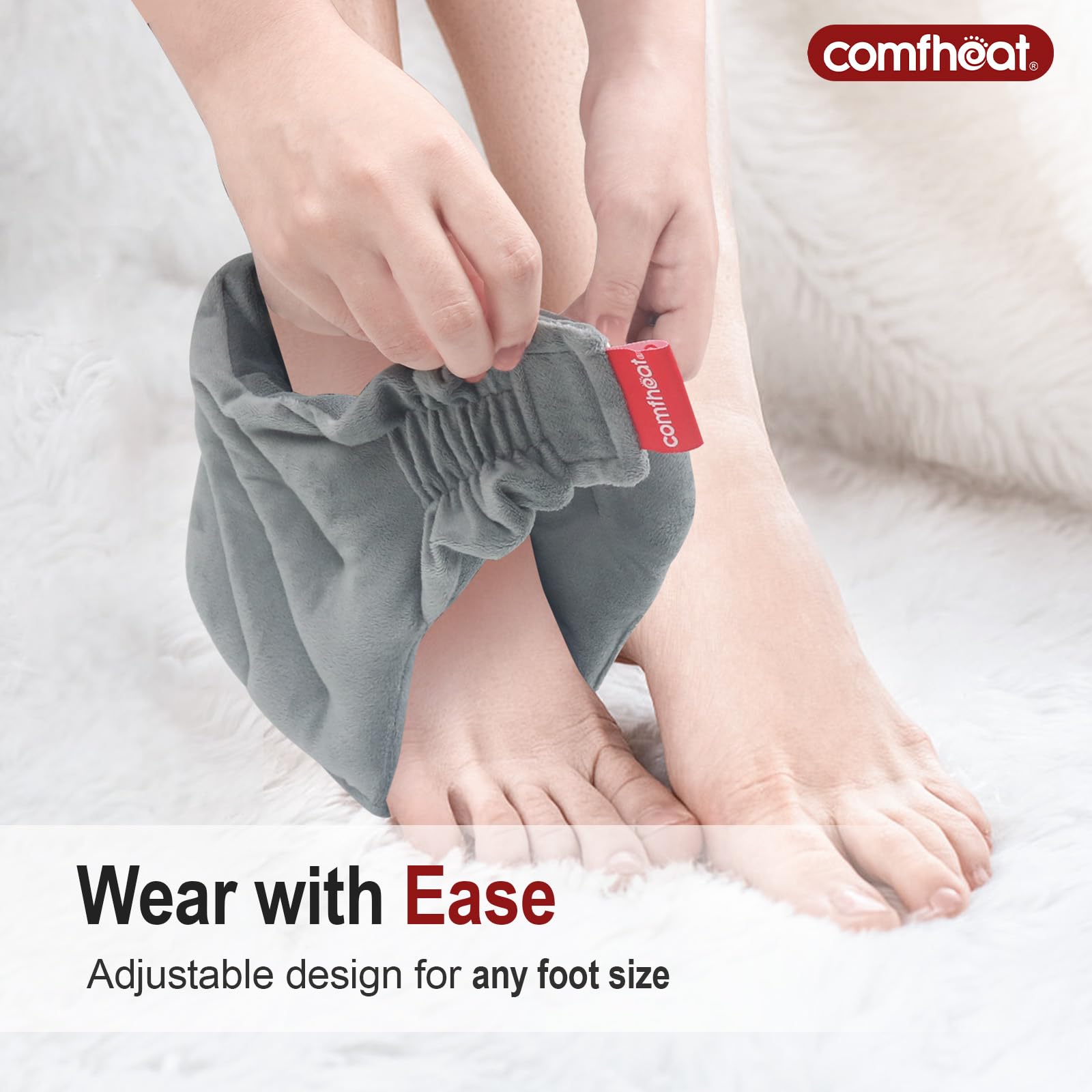 Comfheat tissu velours doux: confort tactile pour une utilisation prolongée.