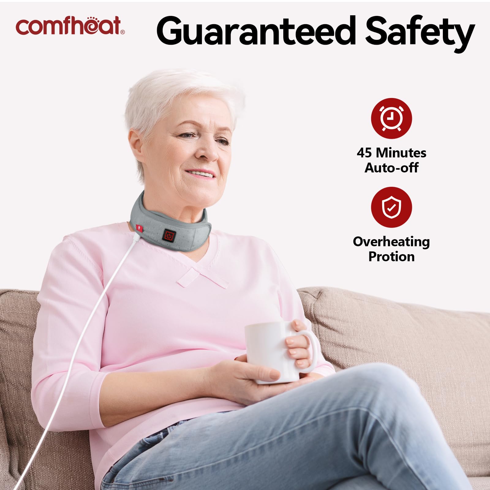 Comfheat utilisation portable à la maison et en déplacement.