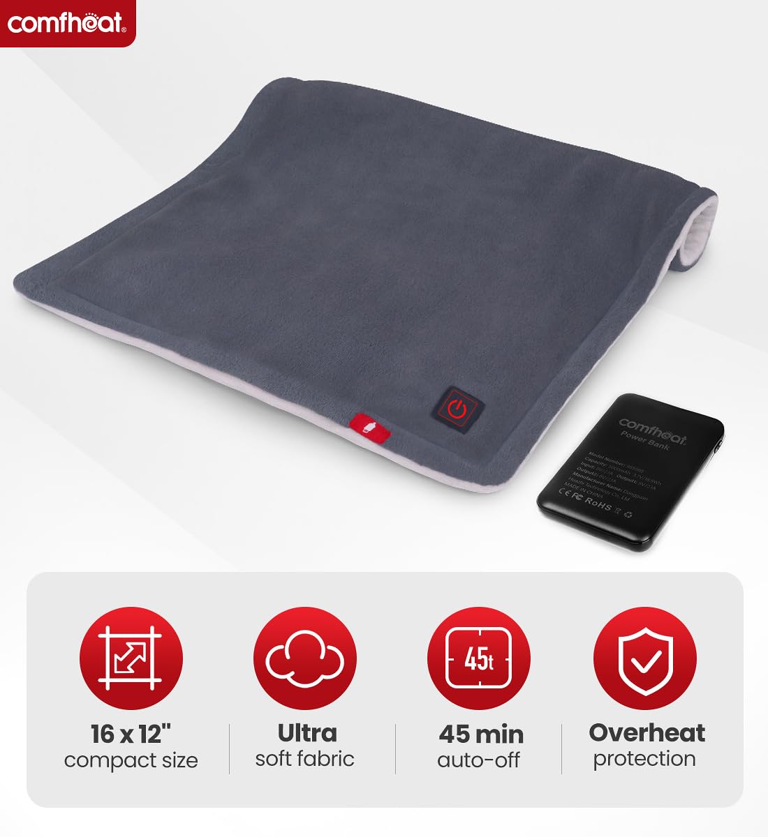 Comfheat utilisation extérieur et voyage, compagnon fiable.