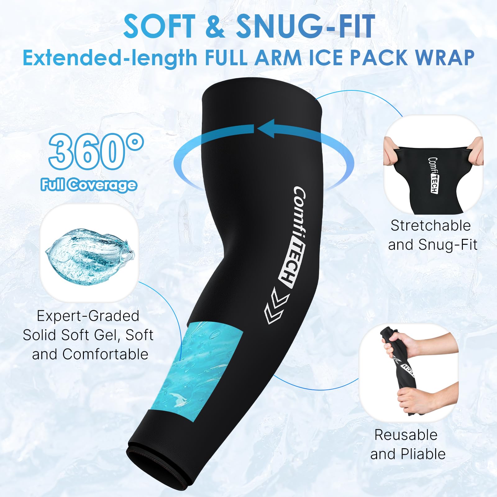 ComfiTECH application-froide-relaxation apaise les muscles après l'entraînement.