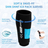 Couverture complète tibia, genou et mollet pour refroidissement polyvalent.