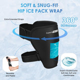 Conception polyvalente ComfiTECH mains libres pour hanche, dos, épaule et jambe