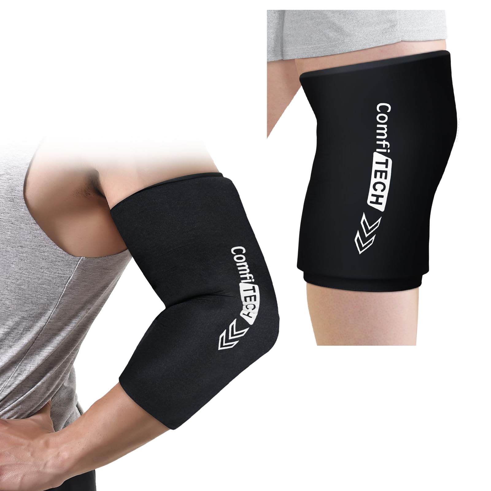 Genou ComfiTECH – compresse glace portée, soulagement ciblé du genou
