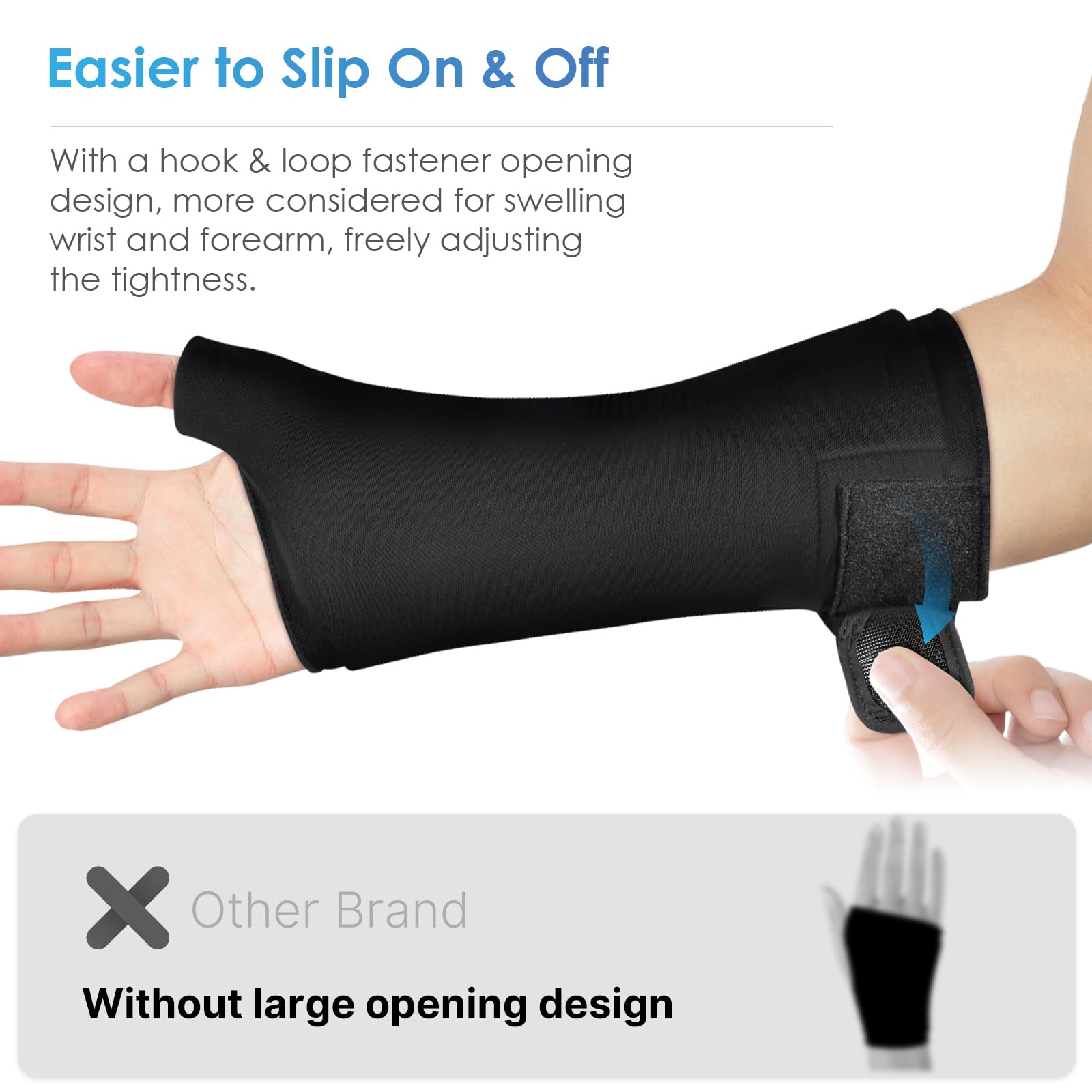 Confort lycra Comfitech pour ajustement sûr et doux.