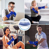 ComfiTECH usage sport poignet bleu, associe confort et récupération légère.