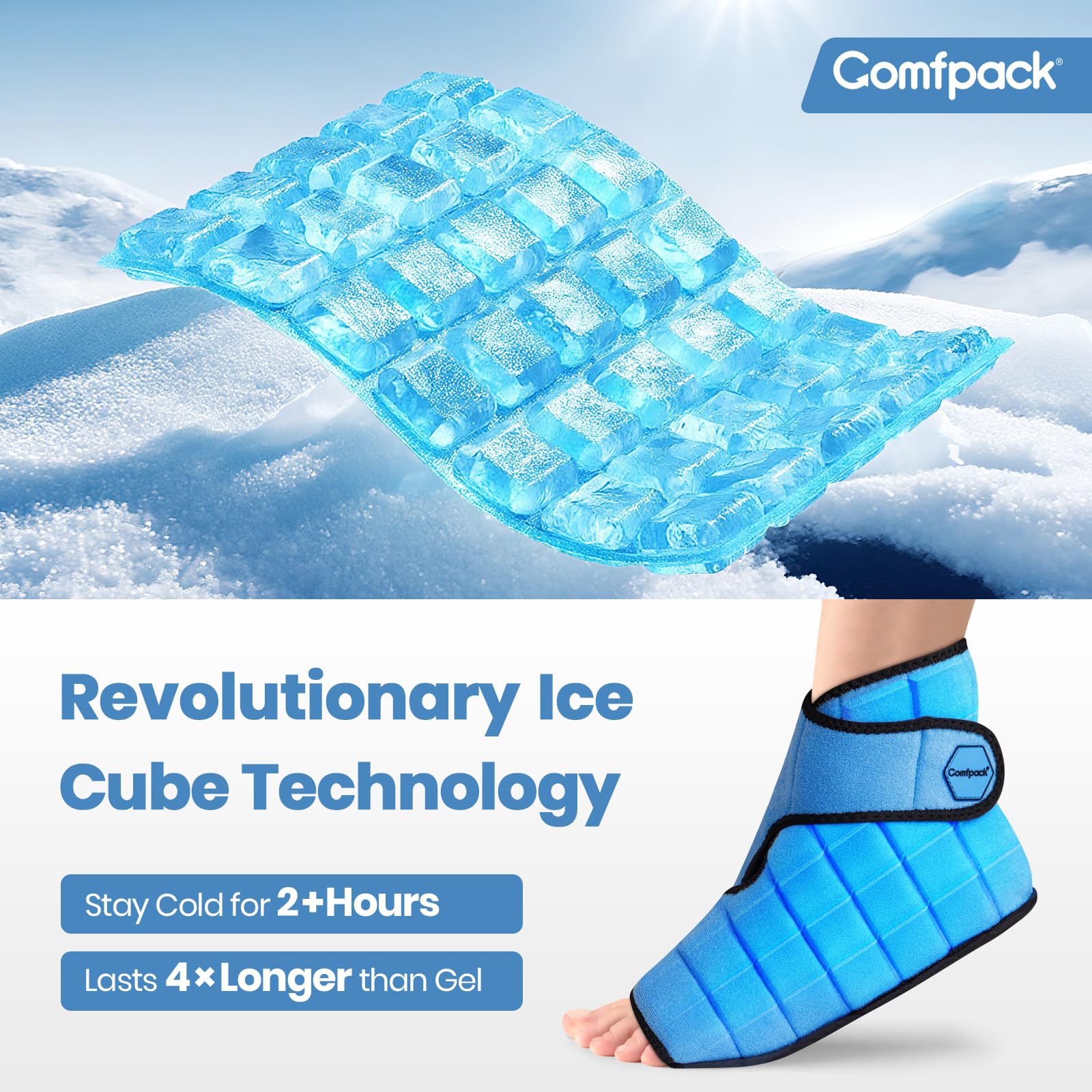 Rafraîchissement deux heures garanti par la botte glace Comfpack.