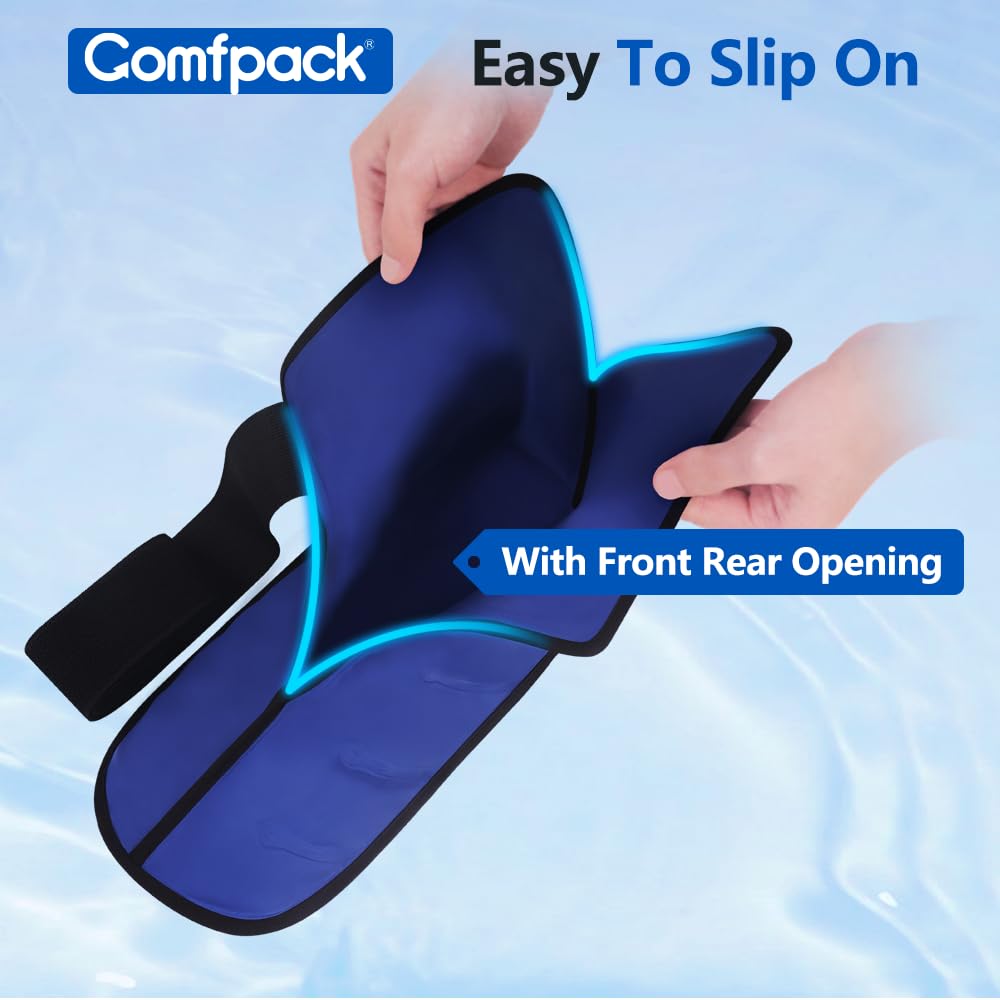 Comfpack Botte Glace Pied Sangle Ajustable assure une application mains libres et précise