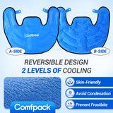Comfpack compresse glace nuque épaule, maintien confortable et gel durable.