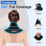 Comfpack Couverture 360 autour du cou pour un soutien uniforme.