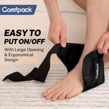 Comfpack design 3D cheville, ajustement confortable pour une thérapie froide ciblée.