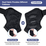 Conception aile-cheville de Comfpack pour une couverture ciblée
